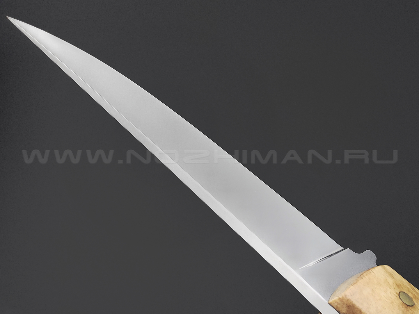 Товарищество Завьялова нож Наваха сталь D2, рукоять Карельская береза