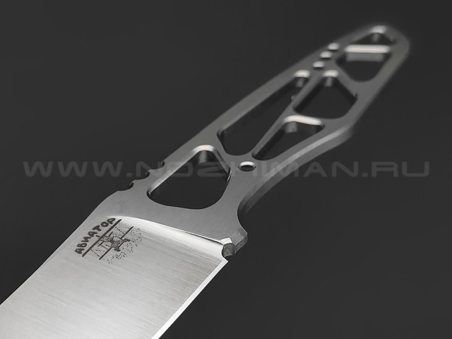 1-й Цех нож Авиатор сталь 440C сатин, рукоять сталь