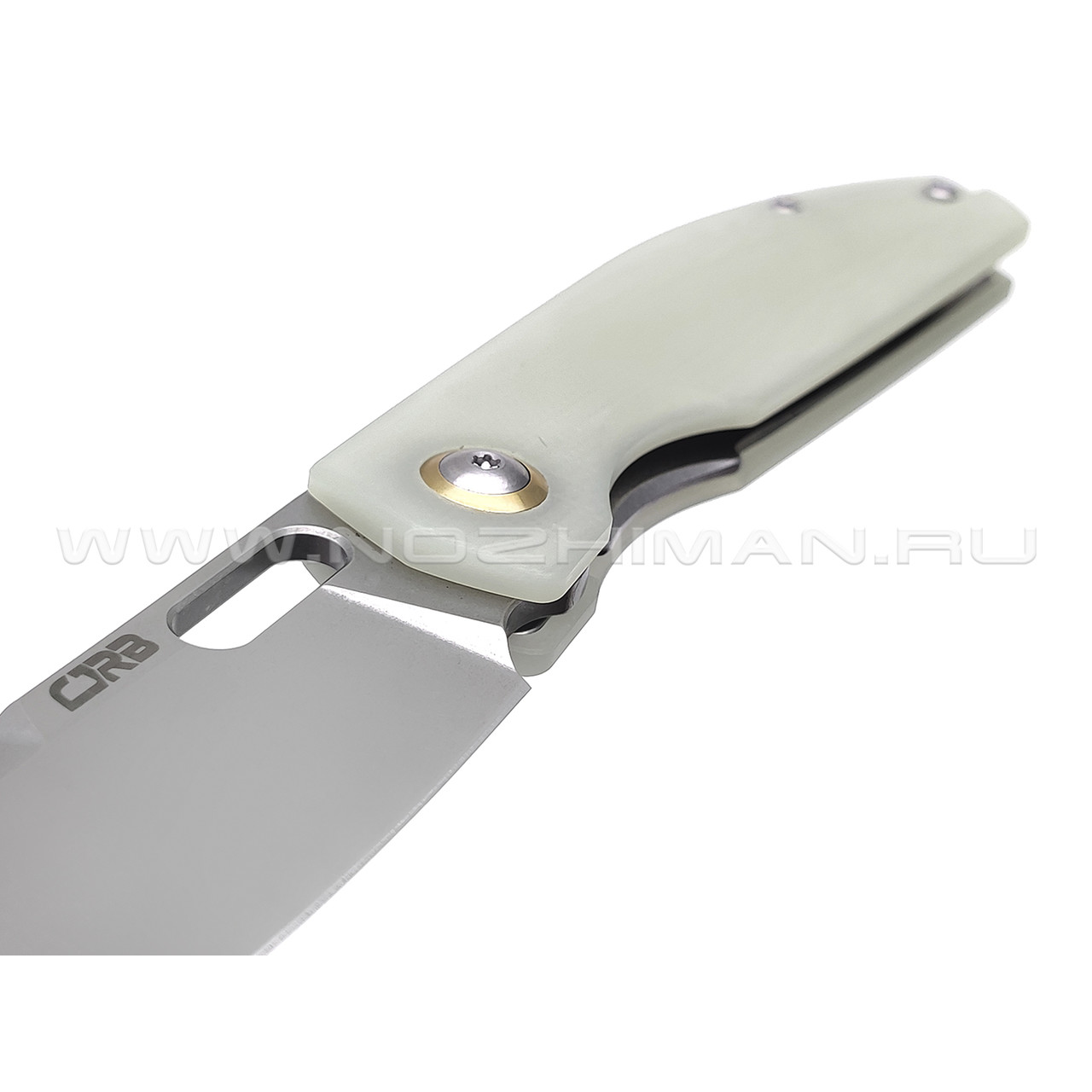 Нож CJRB Ekko Liner J1929-NTG сталь AR-RPM9 SW, рукоять G10 jade