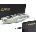 Нож CJRB Ekko Liner J1929-NTG сталь AR-RPM9 SW, рукоять G10 jade Нож CJRB Ekko Liner J1929-NTG сталь AR-RPM9 SW, рукоять G10 jade
