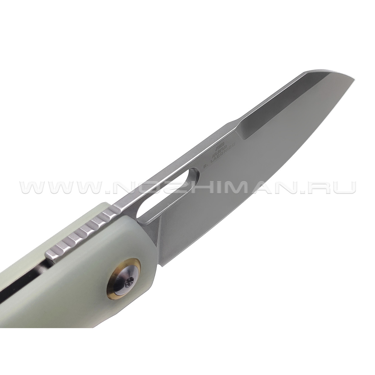 Нож CJRB Ekko Liner J1929-NTG сталь AR-RPM9 SW, рукоять G10 jade