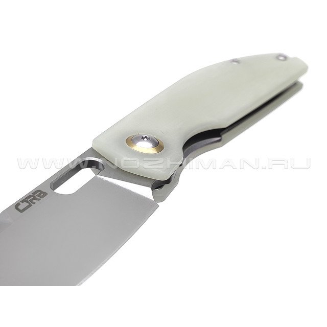 Нож CJRB Ekko Liner J1929-NTG сталь AR-RPM9 SW, рукоять G10 jade