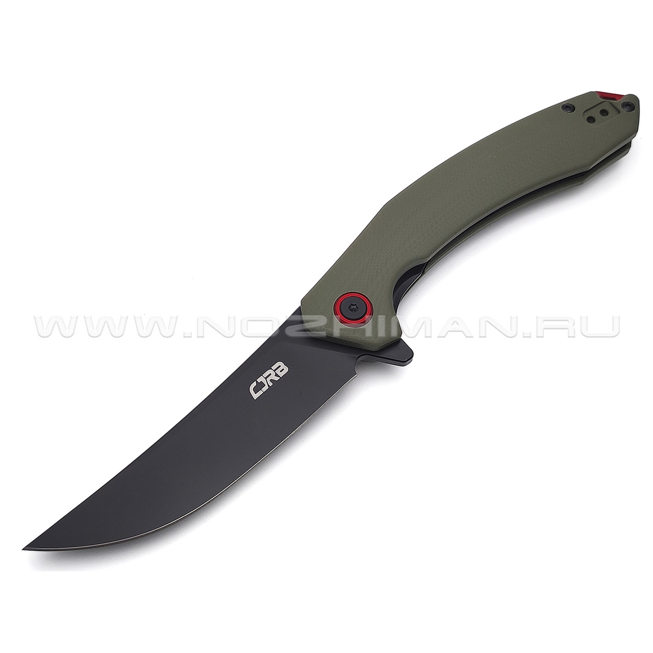 Нож CJRB Gobi J1906-BGNC сталь AR-RPM9 PVD, рукоять G10 green