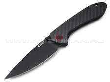 Нож CJRB Feldspar J1912-BCF сталь AR-RPM9 PVD, рукоять Carbon fiber
