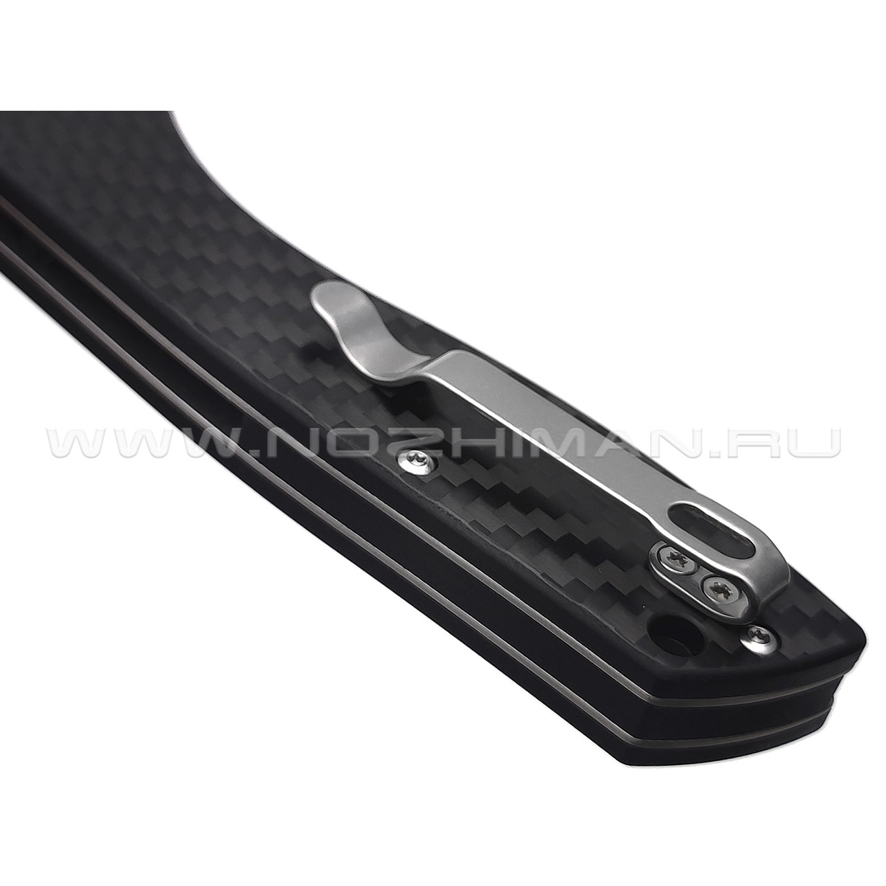Нож CJRB Kicker J1915-CF сталь D2, рукоять Carbon fiber