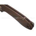 Нож CJRB Small Feldspar J1912S-BNC сталь D2, рукоять G10 brown