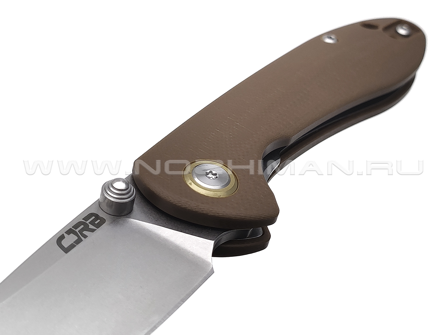 Нож CJRB Small Feldspar J1912S-BNC сталь D2, рукоять G10 brown