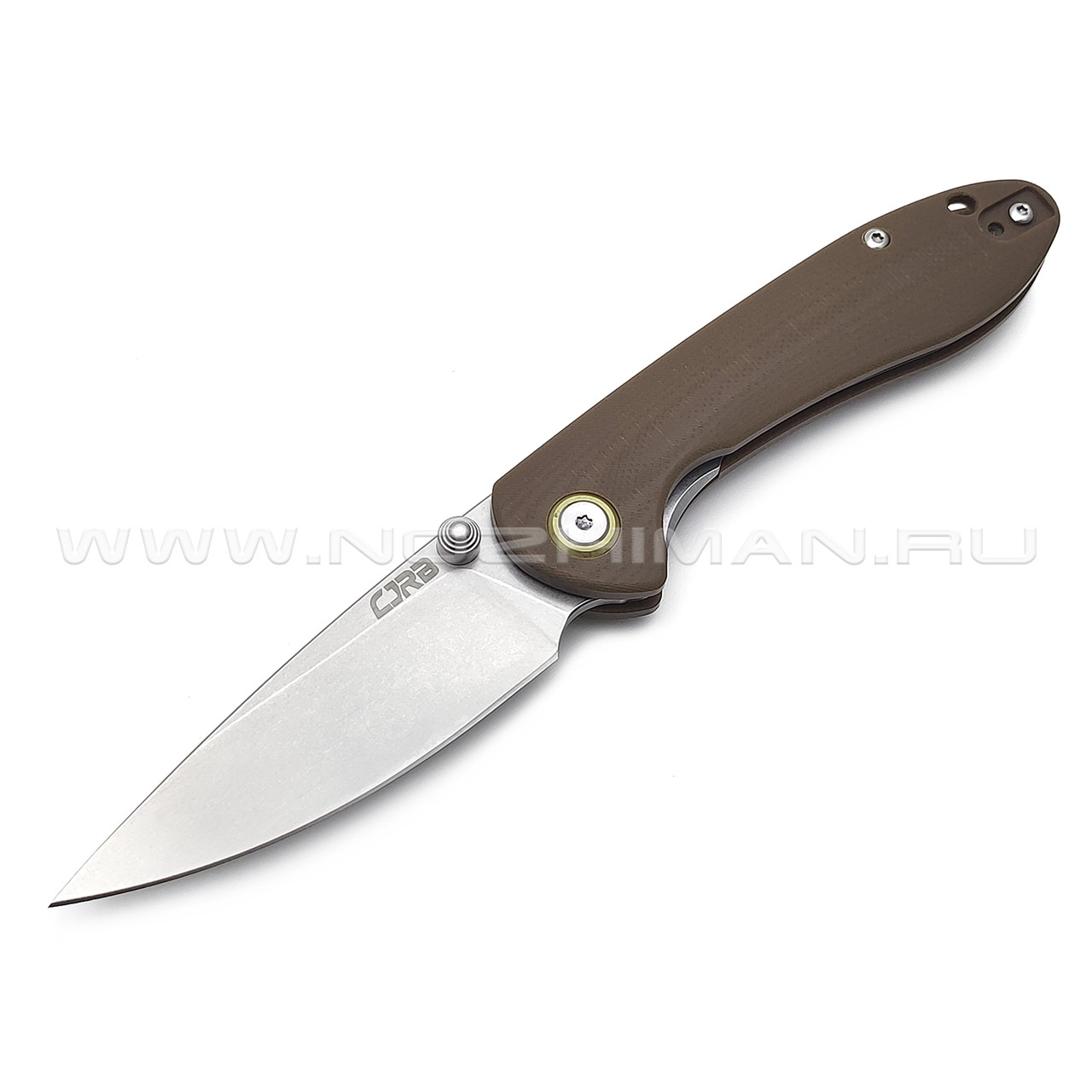 Нож CJRB Small Feldspar J1912S-BNC сталь D2, рукоять G10 brown