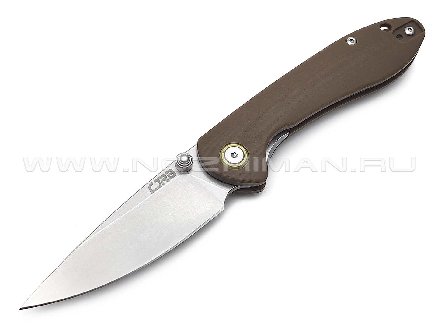 Нож CJRB Small Feldspar J1912S-BNC сталь D2, рукоять G10 brown