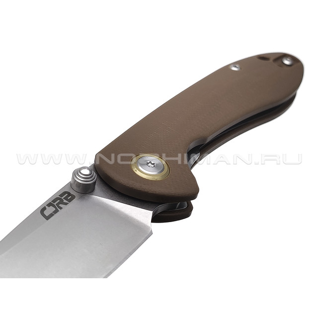 Нож CJRB Small Feldspar J1912S-BNC сталь D2, рукоять G10 brown