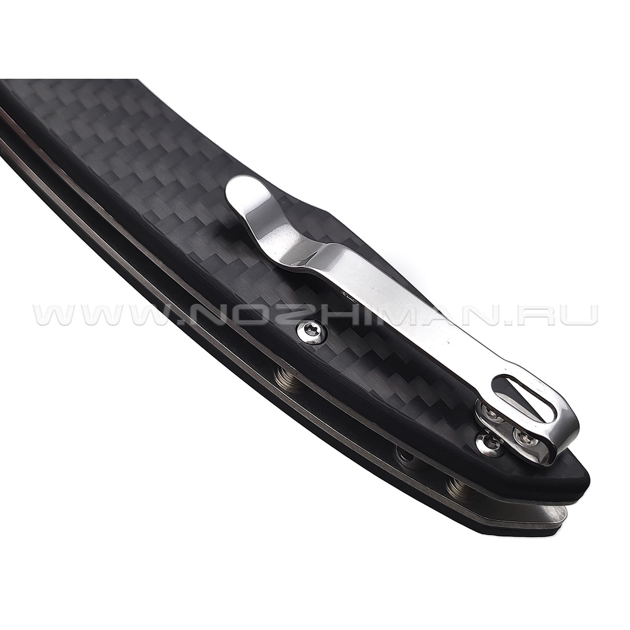 Нож CJRB Centros J1905-CF сталь D2, рукоять Carbon fiber