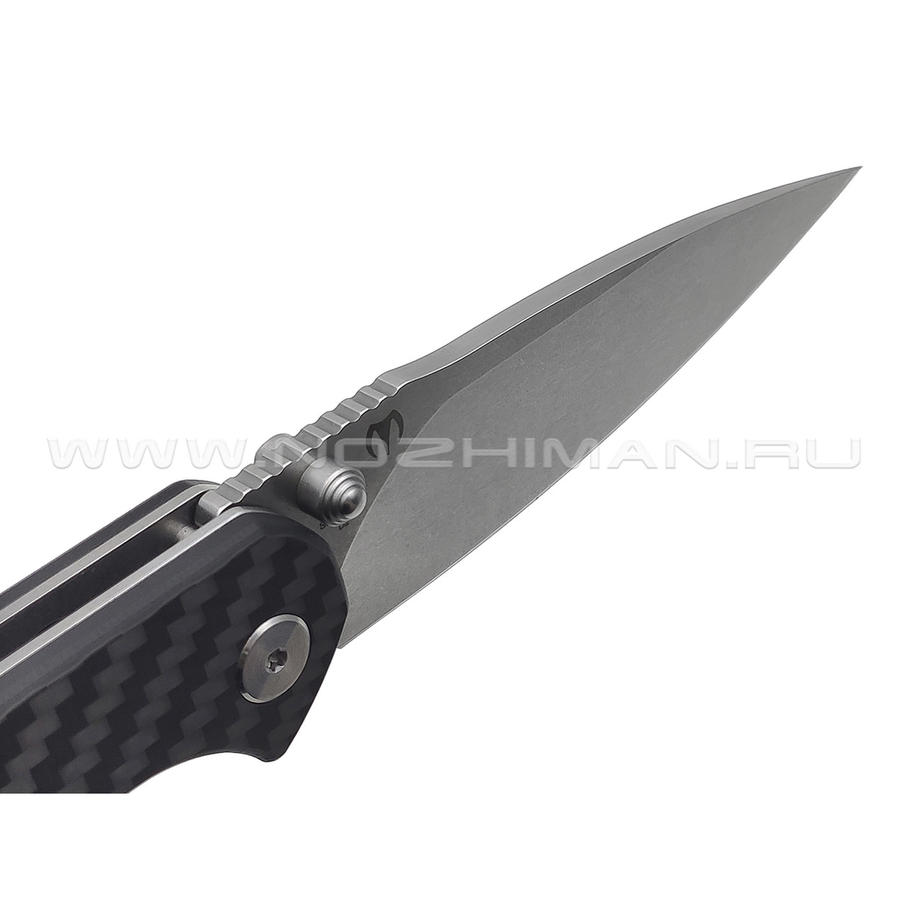 Нож CJRB Centros J1905-CF сталь D2, рукоять Carbon fiber