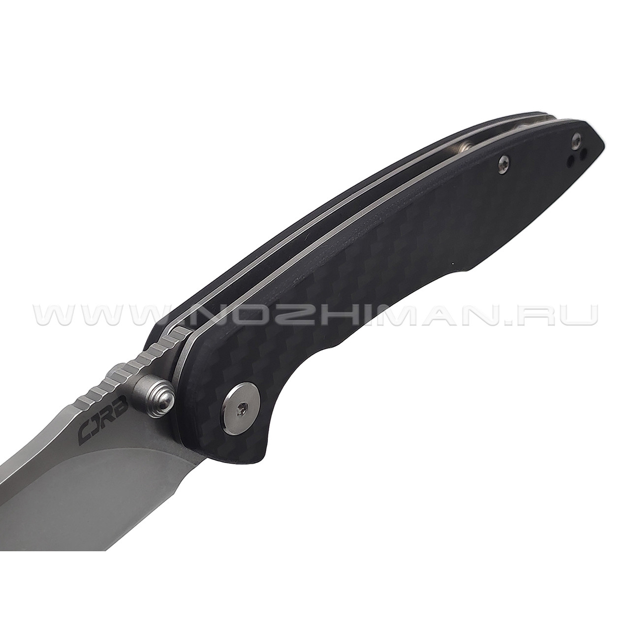 Нож CJRB Centros J1905-CF сталь D2, рукоять Carbon fiber