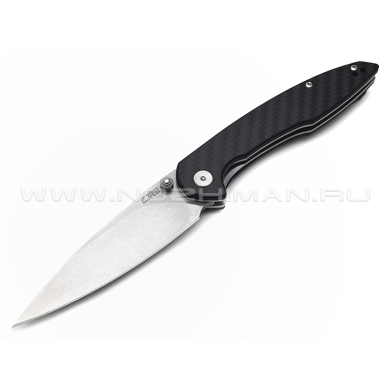 Нож CJRB Centros J1905-CF сталь D2, рукоять Carbon fiber
