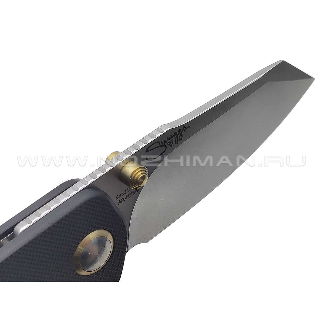 Нож CJRB More Maileah J1918L-BK сталь AR-RPM9, рукоять G10 black