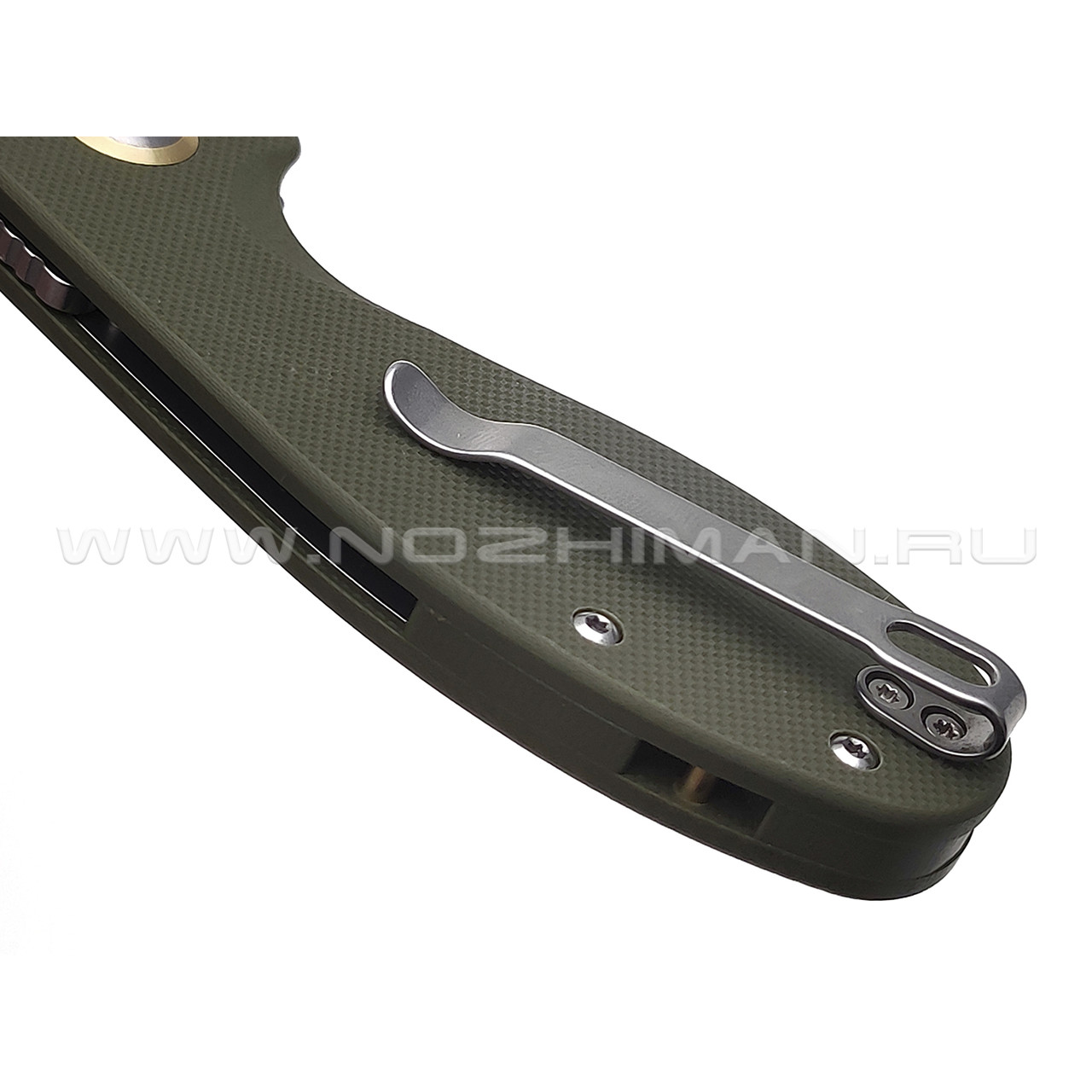 Нож CJRB More Maileah J1918L-GN сталь AR-RPM9, рукоять G10 green