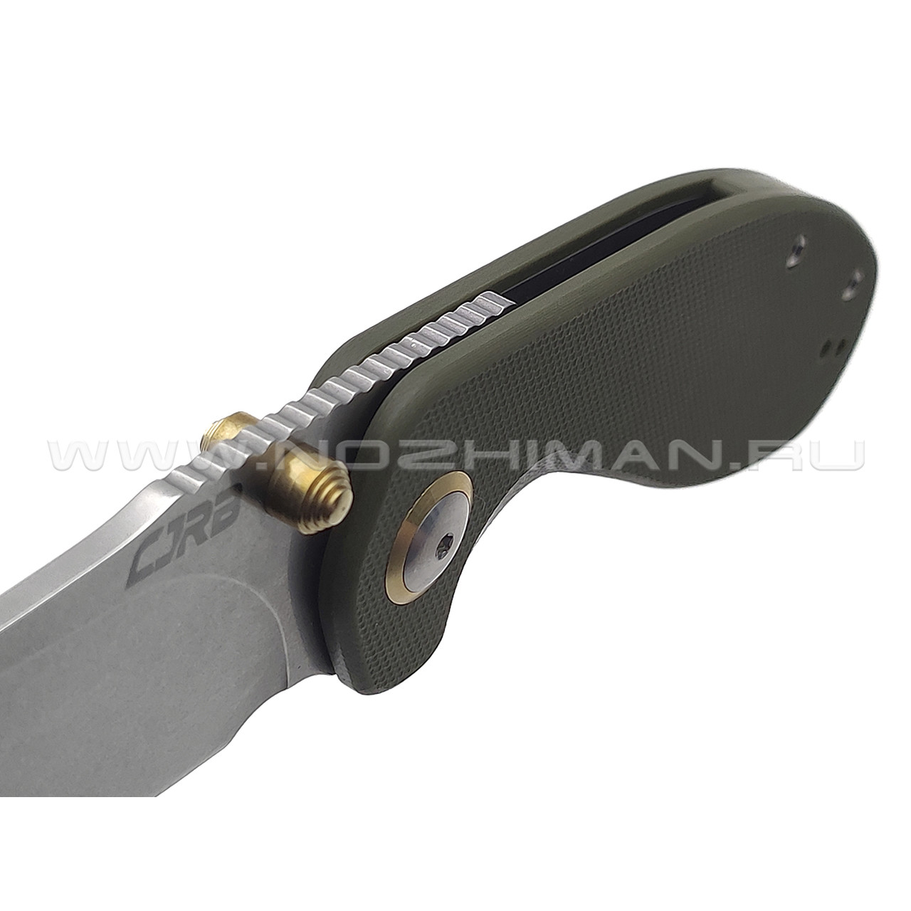 Нож CJRB More Maileah J1918L-GN сталь AR-RPM9, рукоять G10 green