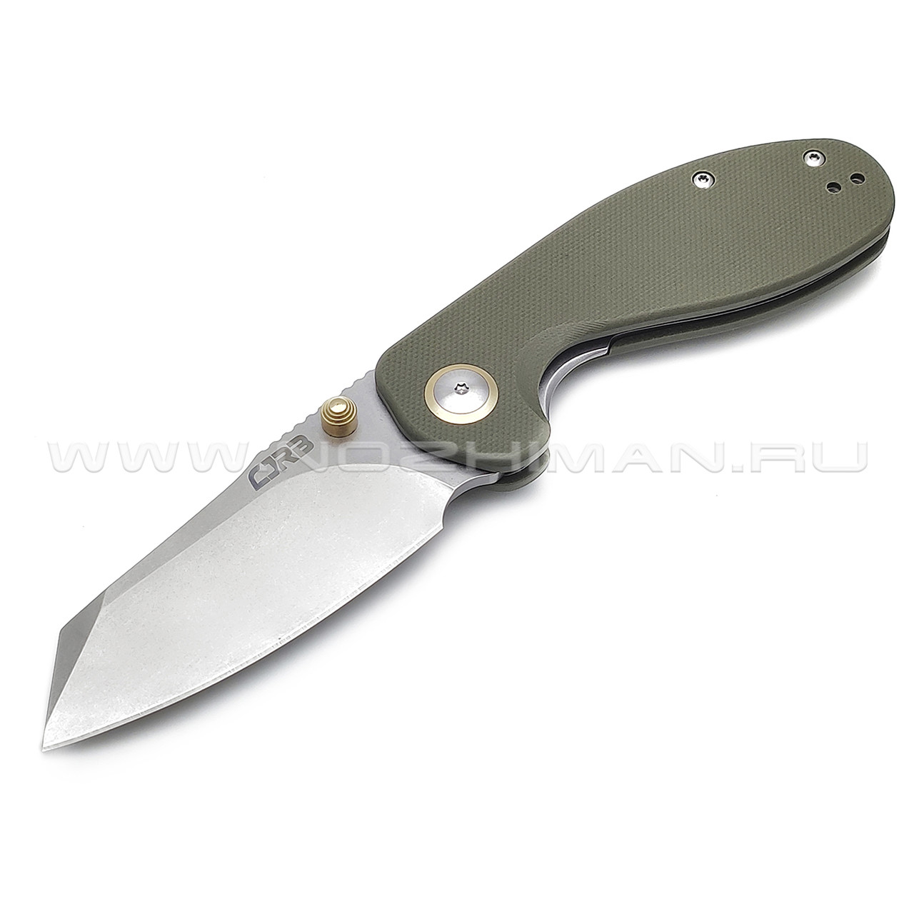 Нож CJRB More Maileah J1918L-GN сталь AR-RPM9, рукоять G10 green