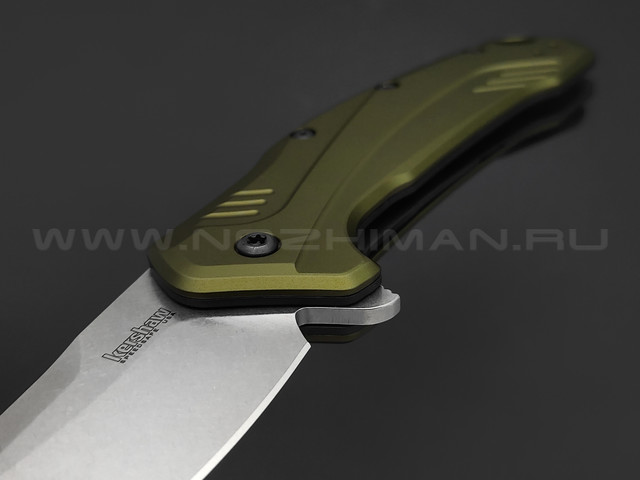 Нож Kershaw Link 1776OLSW сталь CPM 20CV, рукоять Aluminum 6061-T6 green