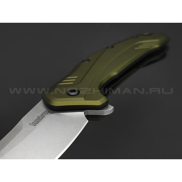 Нож Kershaw Link 1776OLSW сталь CPM 20CV, рукоять Aluminum 6061-T6 green