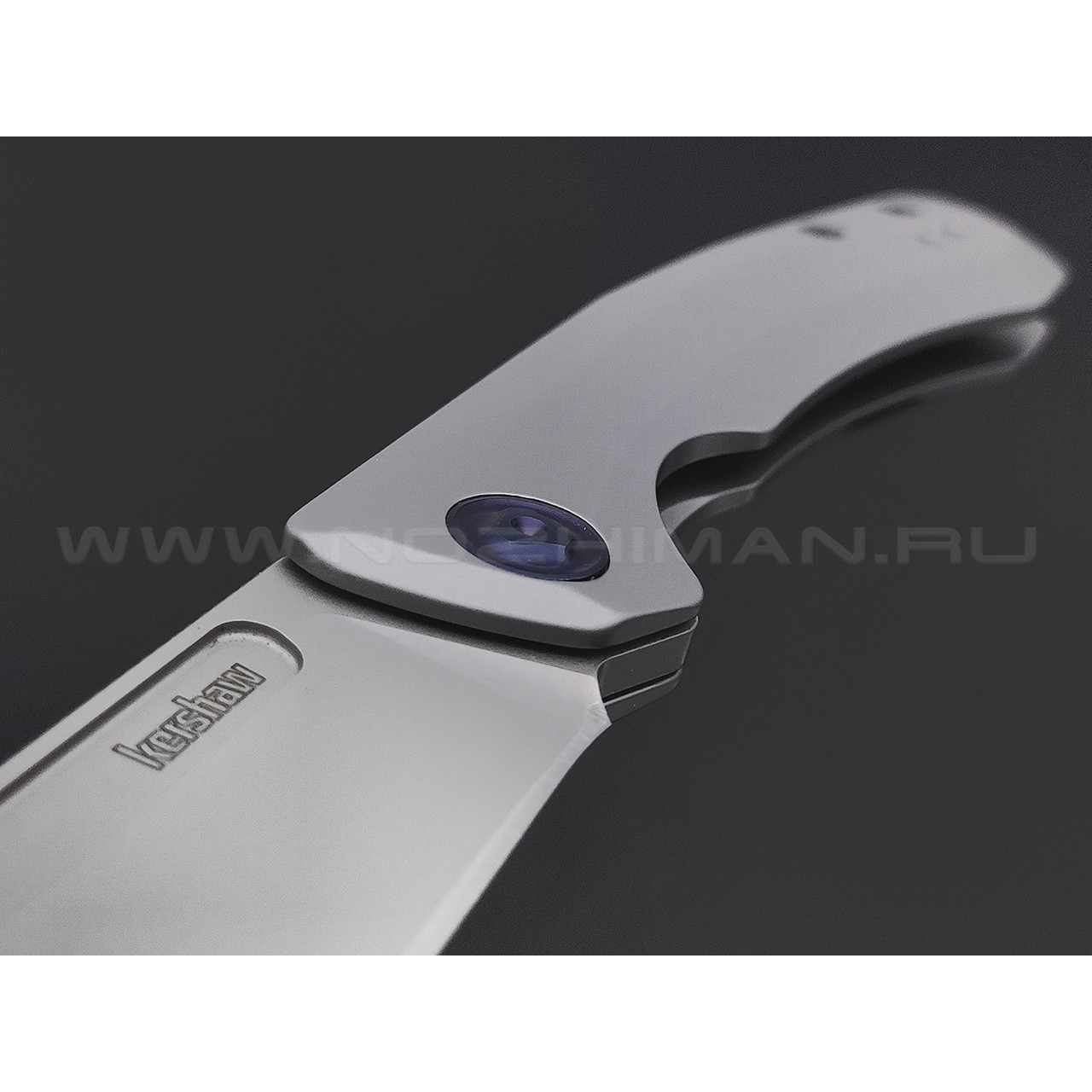 Нож Kershaw Highball XL 7020 KVT сталь D2 Satin-PVD, рукоять Stainless steel