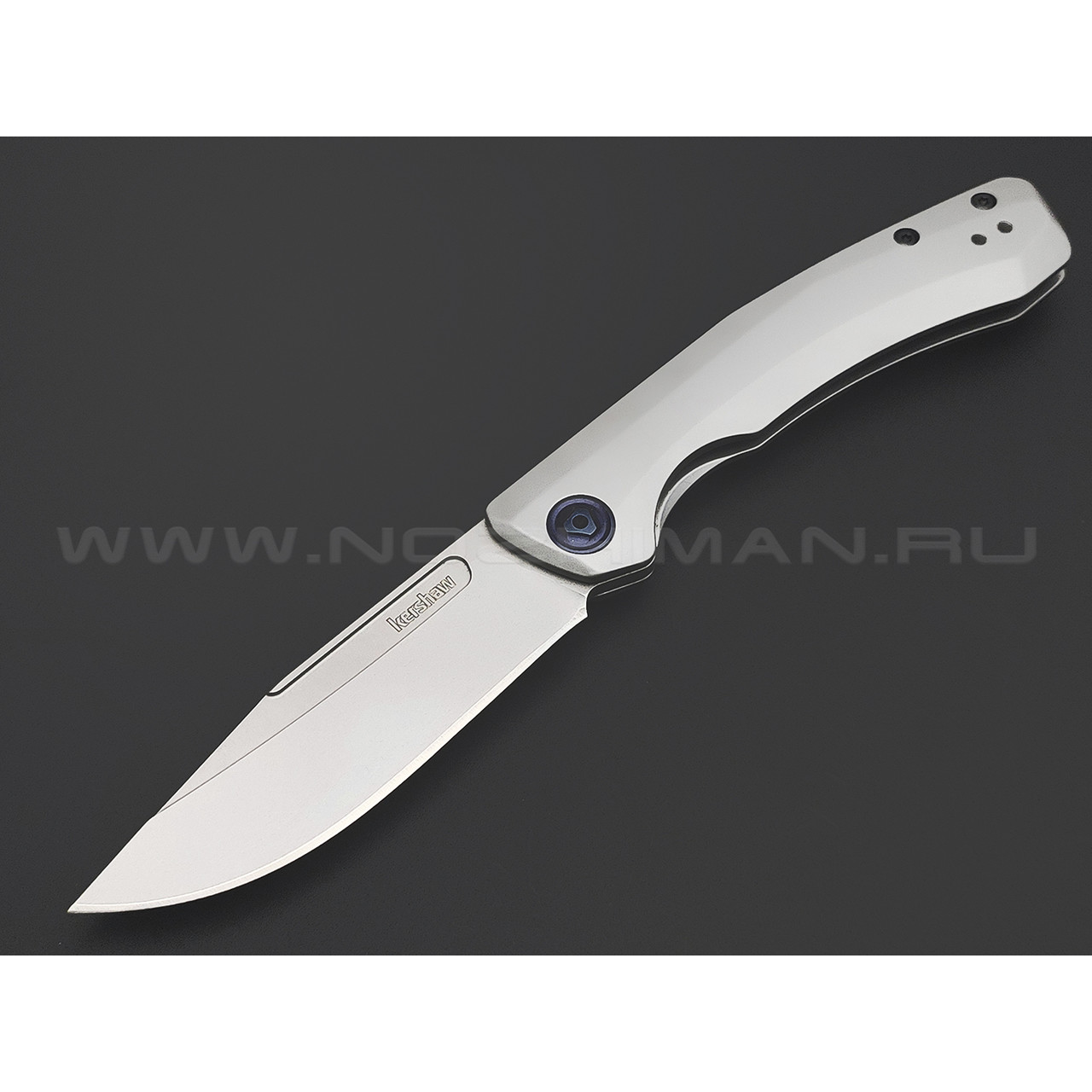 Нож Kershaw Highball XL 7020 KVT сталь D2 Satin-PVD, рукоять Stainless steel