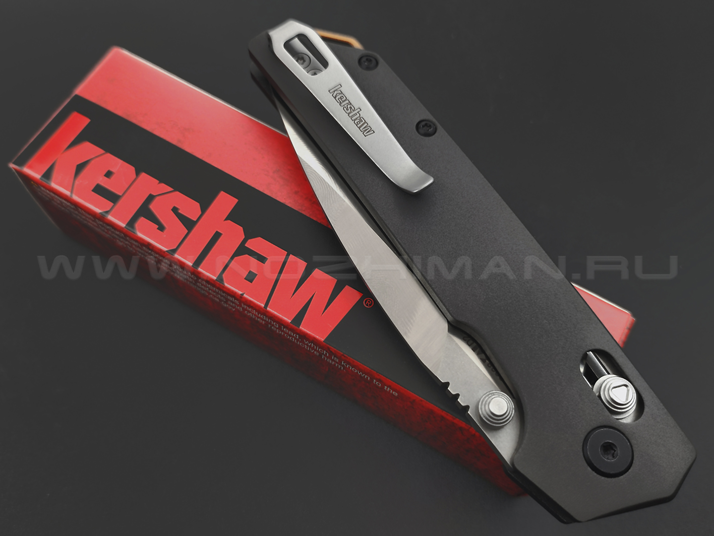 Нож Kershaw Iridium 2038 сталь D2, рукоять 6061-T6 Aluminum