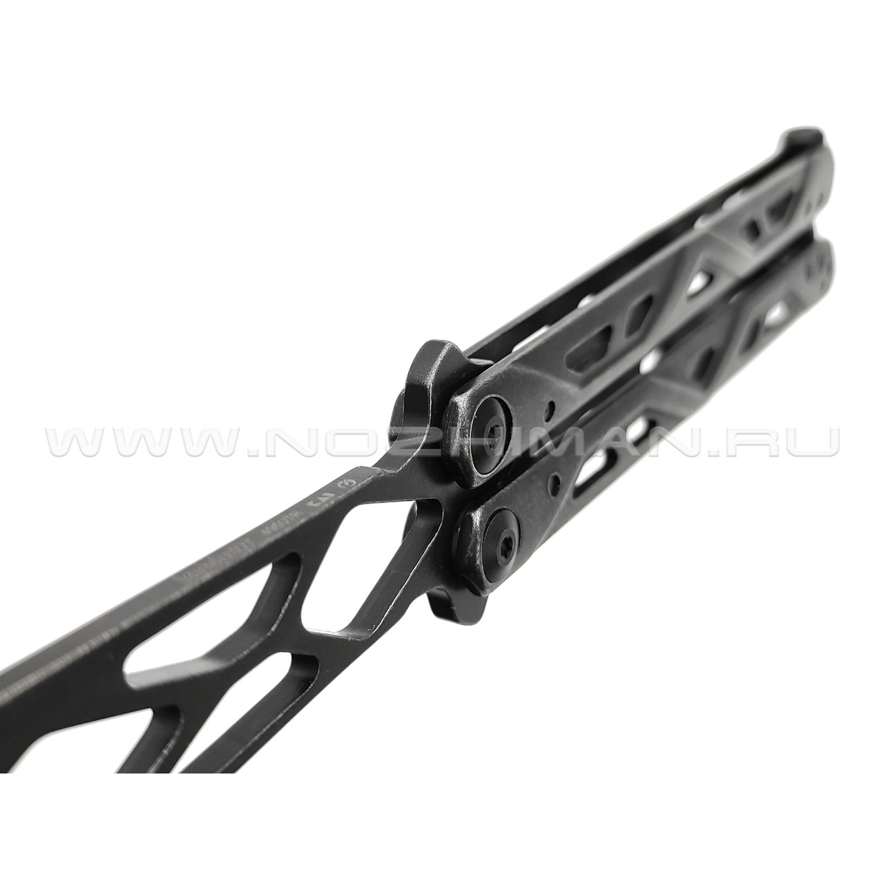 Тренировочный балисонг Kershaw Balanza 4950TR KVT сталь Stainless steel блэквош