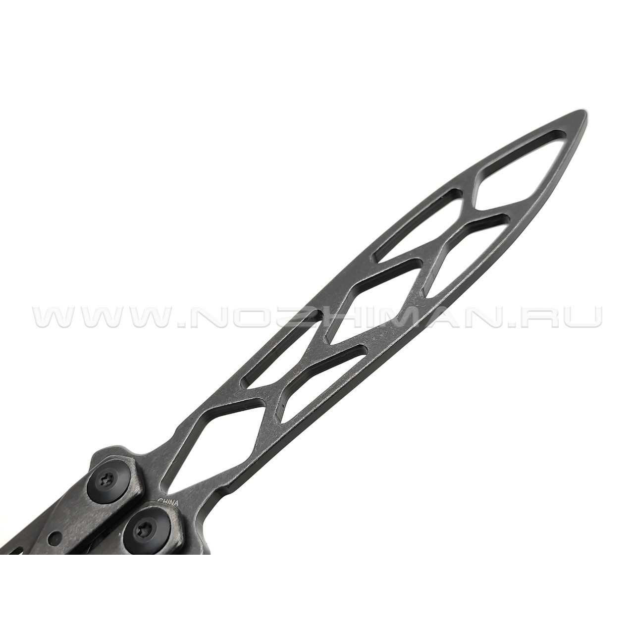 Тренировочный балисонг Kershaw Balanza 4950TR KVT сталь Stainless steel блэквош
