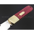 Нож Kershaw Culpepper Red Bone 4383RB сталь D2, рукоять Кость, никель, латунь
