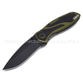 Нож Kershaw Blur 1670OLBLK сталь 14C28N DLC, рукоять Trac-Tec, Aluminum 6061-T6 green