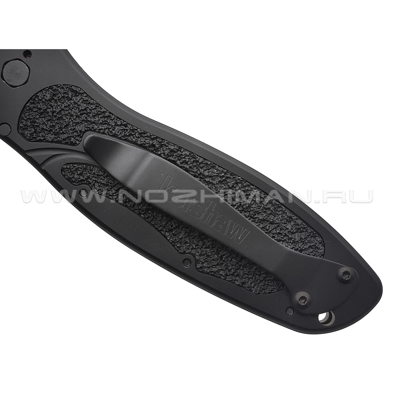 Нож Kershaw Blur 1670BLK сталь 14C28N DLC, рукоять Trac-Tec, Aluminum 6061-T6 black