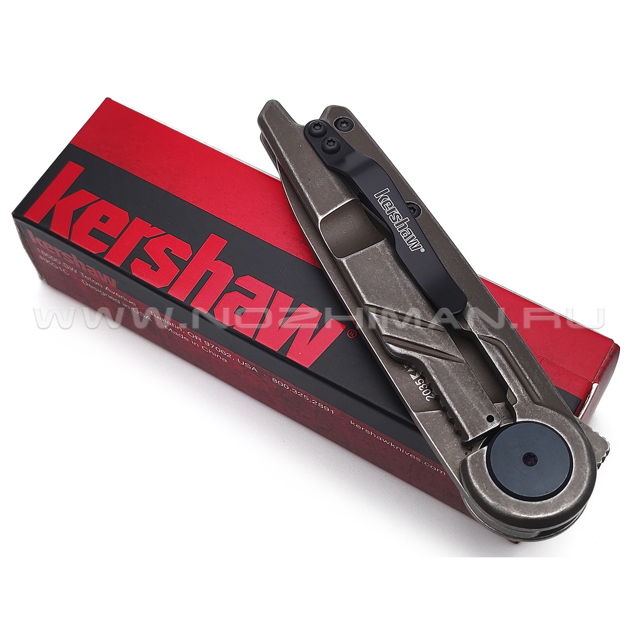 Нож Kershaw Parsec 2035 сталь 8Cr13MoV PVD, рукоять Stainless steel
