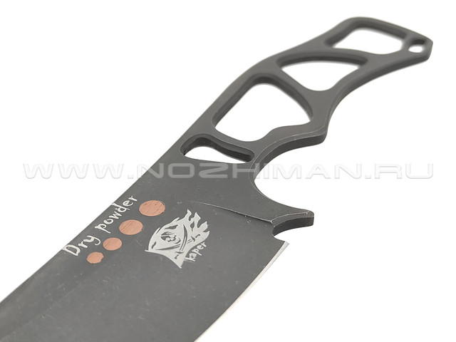1-й Цех нож Kaper Dry powder сталь 440C blackwash, рукоять сталь