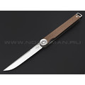 Нож Boker Plus Kaizen Brown 01BO396SOI сталь CPM S35VN, рукоять G10