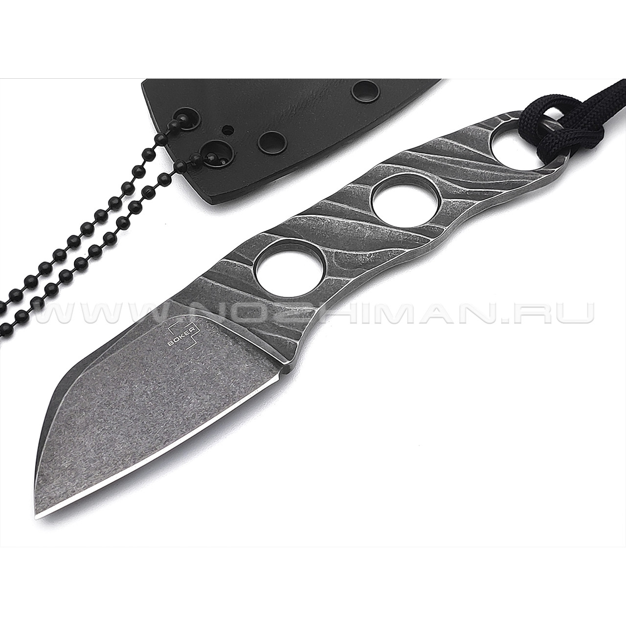 Нож Boker Plus Kazhan 02BO069 сталь D2, рукоять Steel