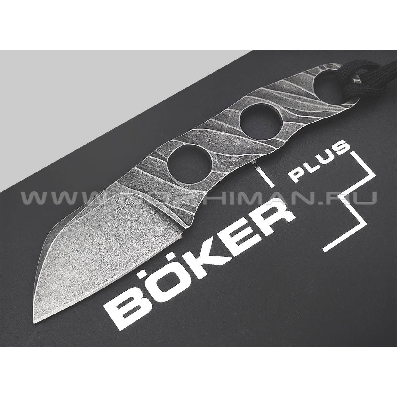 Нож Boker Plus Kazhan 02BO069 сталь D2, рукоять Steel