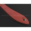 Burlax нож Канадец большой BX0189 сталь D2 satin, рукоять G10 red, ножны Kydex