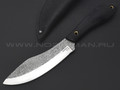 Burlax нож Канадец большой BX0190 сталь D2 satin, рукоять G10 black, ножны кожа