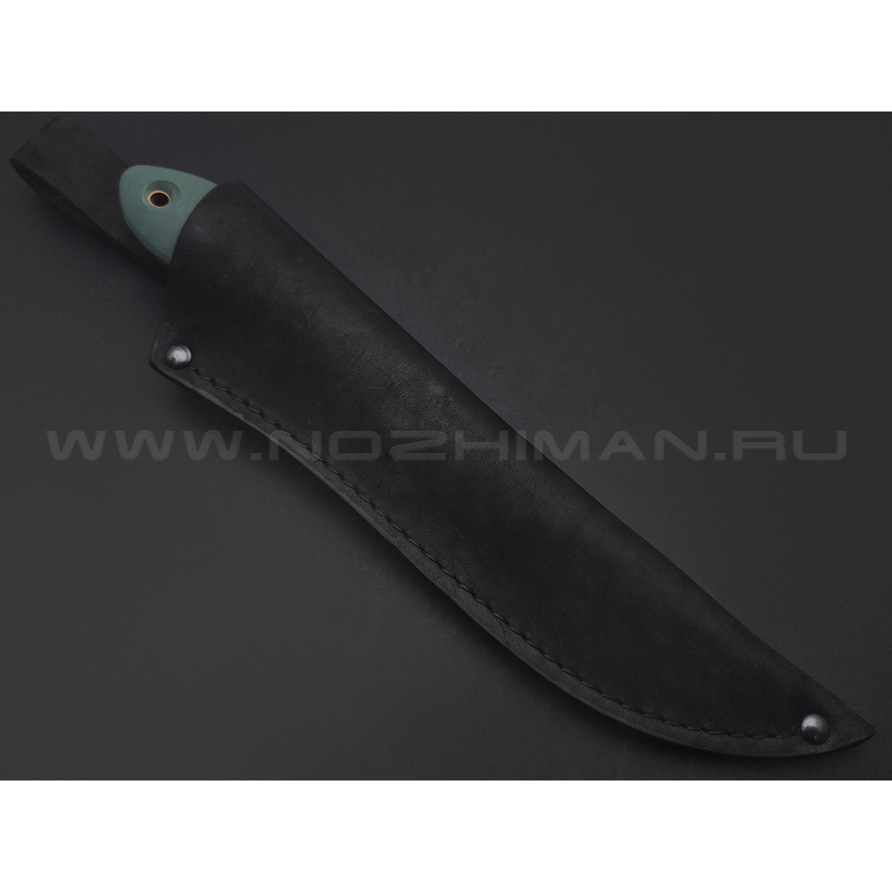Burlax нож Канадец большой BX0191 сталь D2 satin, рукоять G10 green, ножны кожа