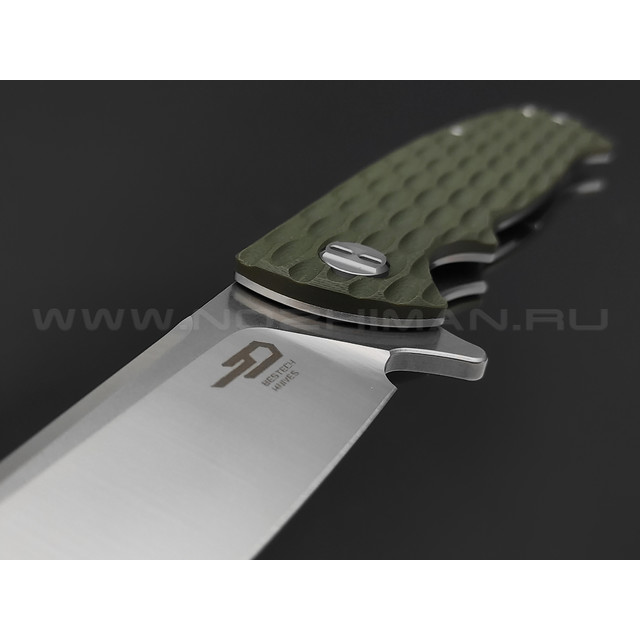 Нож Bestech Grampus BG02B сталь D2 satin, рукоять G10 green