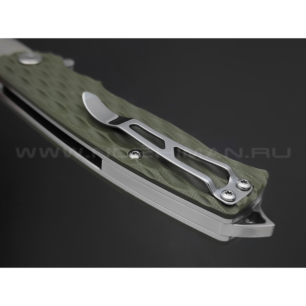 Нож Bestech Grampus BG02B сталь D2 satin, рукоять G10 green