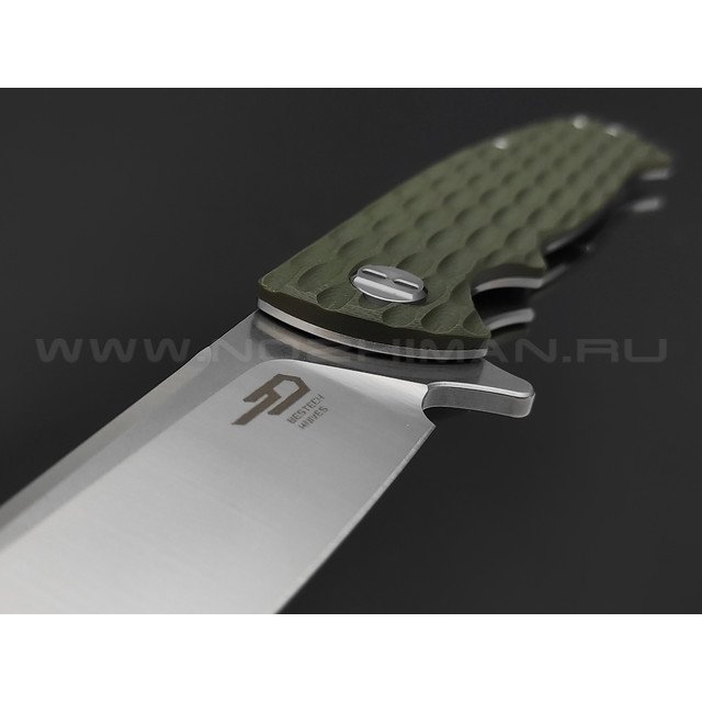 Нож Bestech Grampus BG02B сталь D2 satin, рукоять G10 green