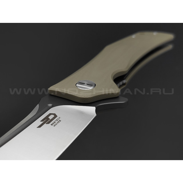 Нож Bestech Scimitar BG05C-2 сталь D2, рукоять G10 beage