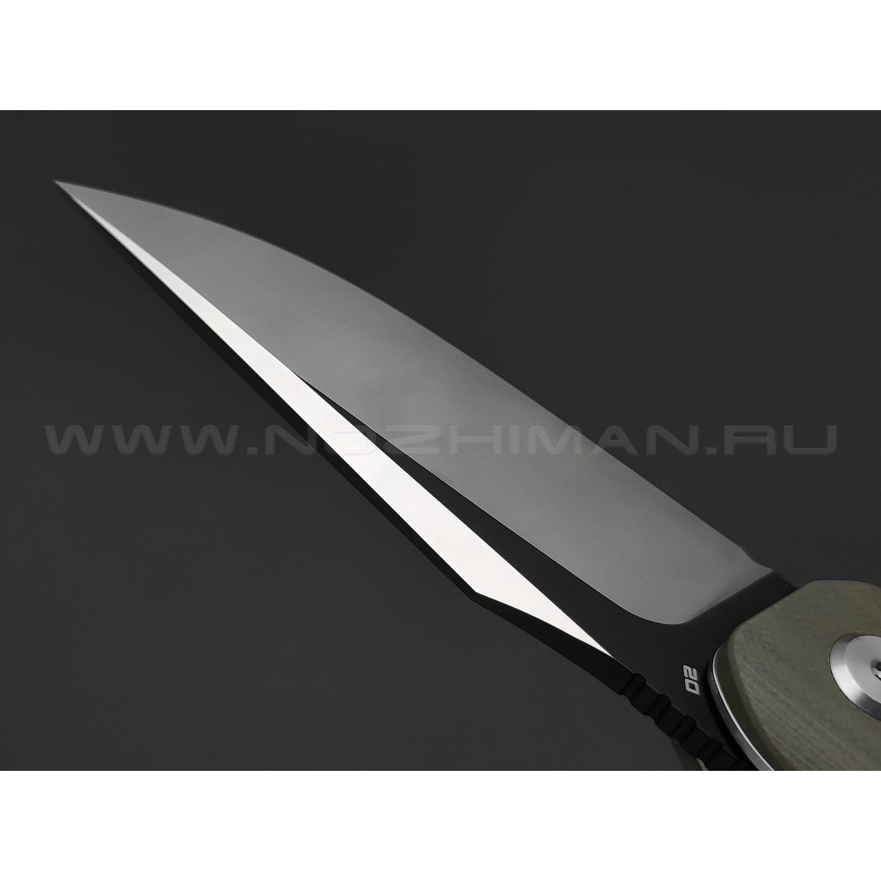 Нож Bestech Arctic BG33B-1 сталь D2 блэквош, рукоять G10 OD green