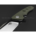 Нож Bestech Arctic BG33B-1 сталь D2 блэквош, рукоять G10 OD green