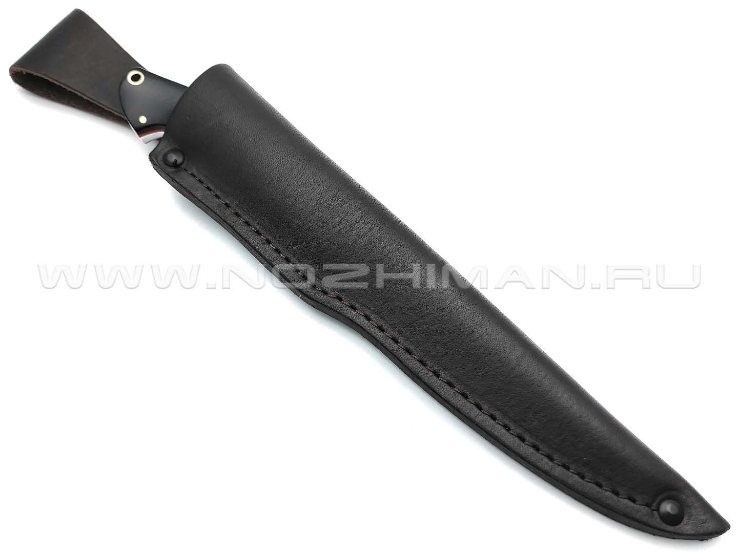 Нож "Наваха" булатная сталь, рукоять G10 black (Наследие)