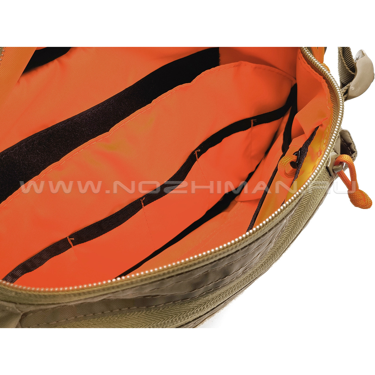 Дяг поясная сумка Hipbag nylon L coyote, велкро