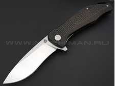 Нож QSP Raven QS122-D1 сталь D2, рукоять Micarta brown
