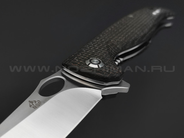 Нож QSP Gavial QS126-D1 сталь D2 satin, рукоять Micarta brown